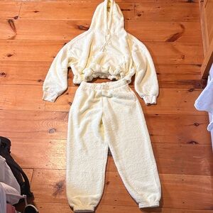 Urban Outfitters Soft Yellow Lounge Set